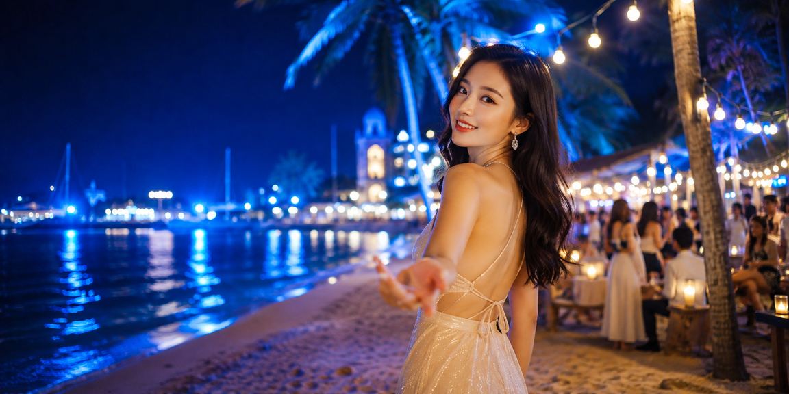 Người dùng tại Phú Quốc trải nghiệm cá cược trên bãi biển qua điện thoại